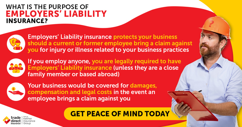 what is the purpose of employers' liability insurance infographic