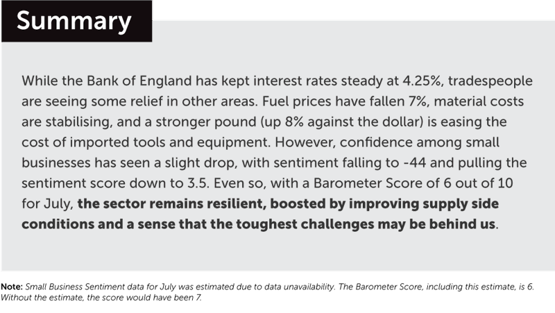 Optimism Barometer Summary 2025